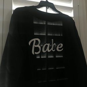 NWOT "BABE" Black Robe